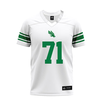 North Texas - NCAA Football : Johnny Williams IV - White Premium Football Jersey-0
