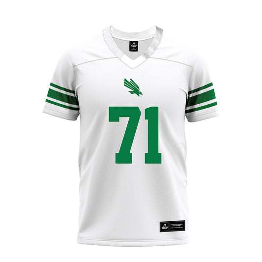 North Texas - NCAA Football : Johnny Williams IV - White Premium Football Jersey-0
