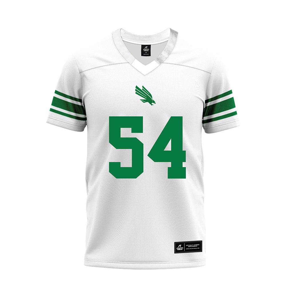 North Texas - NCAA Football : Henry Fenuku - White Premium Football Jersey-0