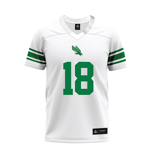 North Texas - NCAA Football : Lathon Latiolais - White Premium Football Jersey-0