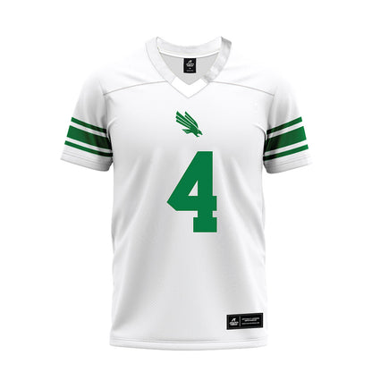North Texas - NCAA Football : CJ Coombes - White Premium Football Jersey-0