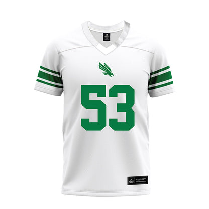 North Texas - NCAA Football : Dylan Shaw - White Premium Football Jersey-0