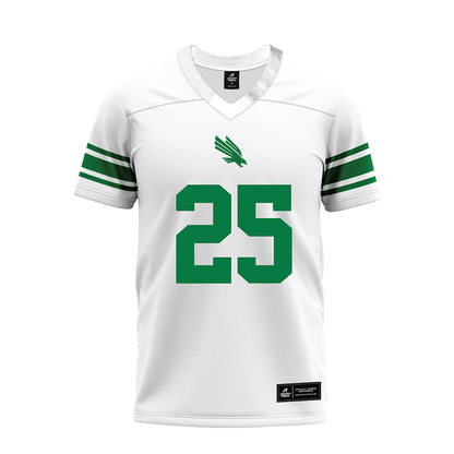 North Texas - NCAA Football : Ja'Bree Bickham - White Premium Football Jersey-0