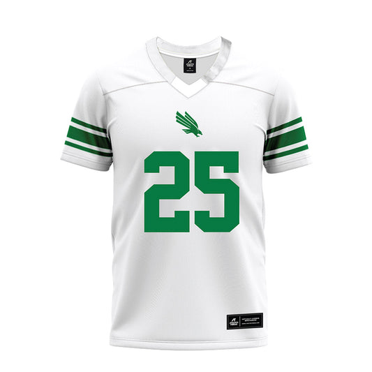 North Texas - NCAA Football : Ja'Bree Bickham - White Premium Football Jersey-0