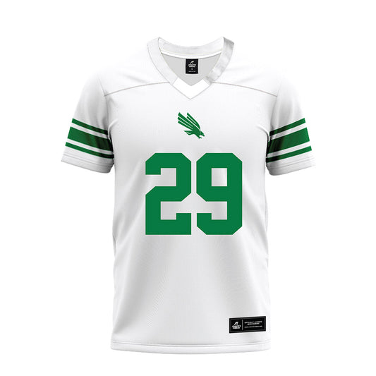 North Texas - NCAA Football : Kamdon McFarland - White Premium Football Jersey-0