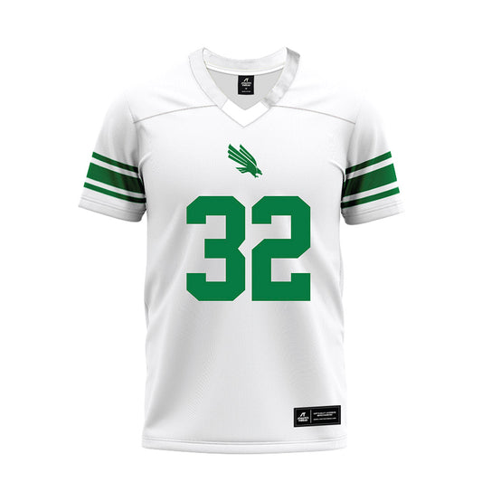 North Texas - NCAA Football : Anthony Benford - White Premium Football Jersey-0