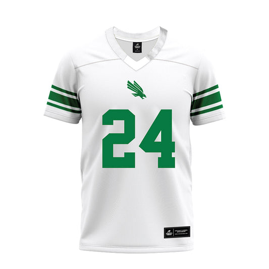 North Texas - NCAA Football : Peyton Taylor - White Premium Football Jersey-0