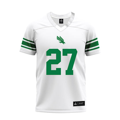 North Texas - NCAA Football : Julian Knox - White Premium Football Jersey-0
