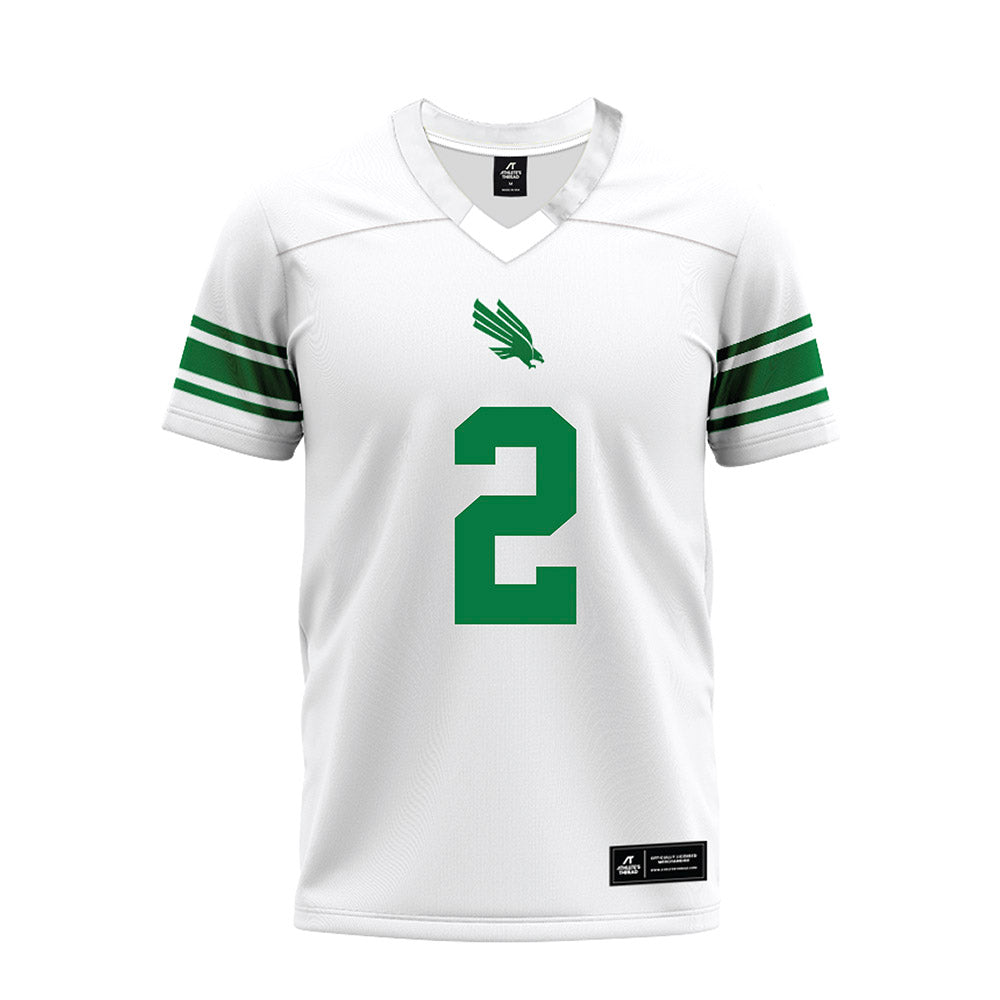 North Texas - NCAA Football : Taye Seymore - White Premium Football Jersey-0