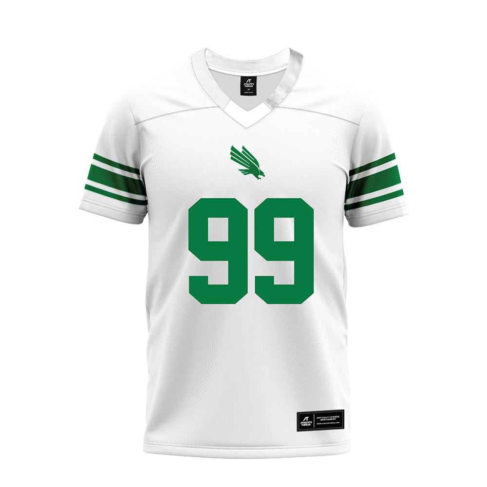 North Texas - NCAA Football : Avion Carter - White Premium Football Jersey-0
