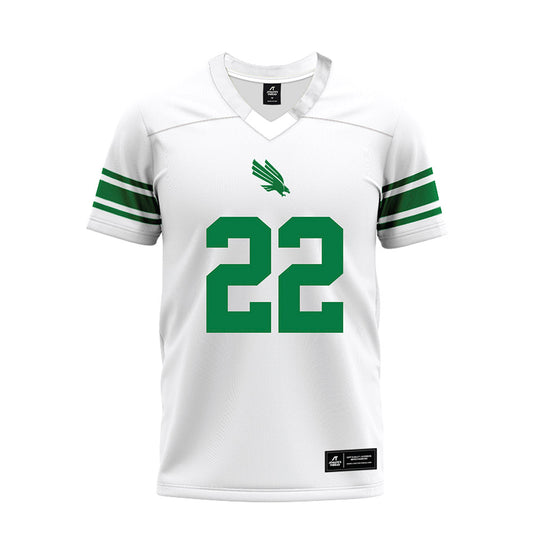 North Texas - NCAA Football : Julian Knox - White Premium Football Jersey-0