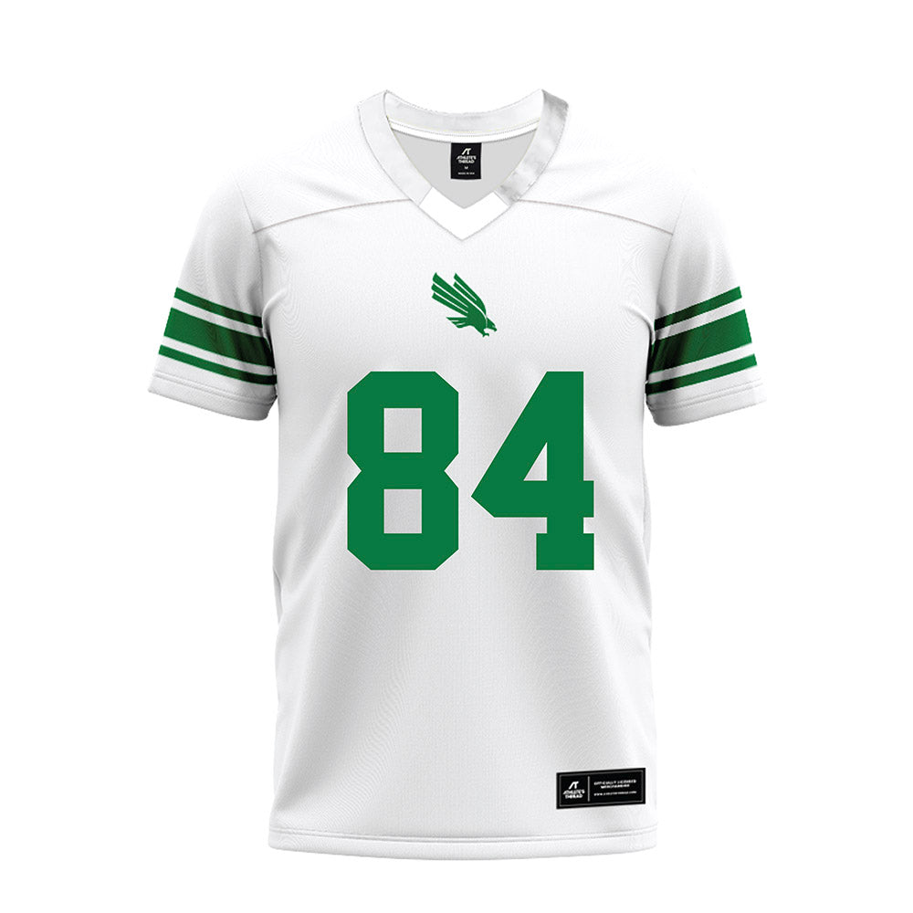 North Texas - NCAA Football : Jackson Muckelroy - White Premium Football Jersey-0