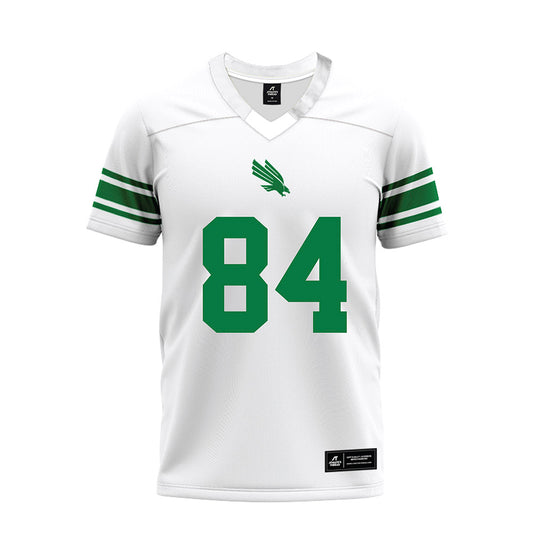 North Texas - NCAA Football : Jackson Muckelroy - White Premium Football Jersey-0
