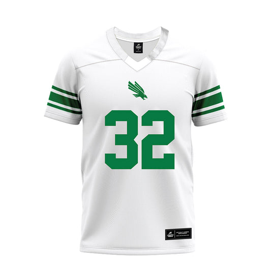 North Texas - NCAA Football : Anthony Benford - White Premium Football Jersey-0