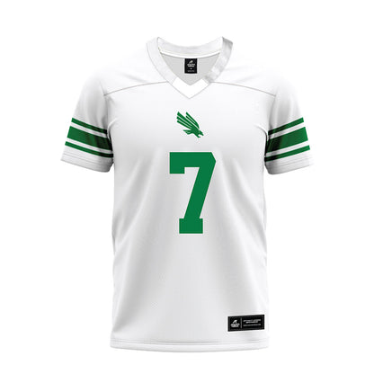 North Texas - NCAA Football : Max Reese - White Premium Football Jersey-0