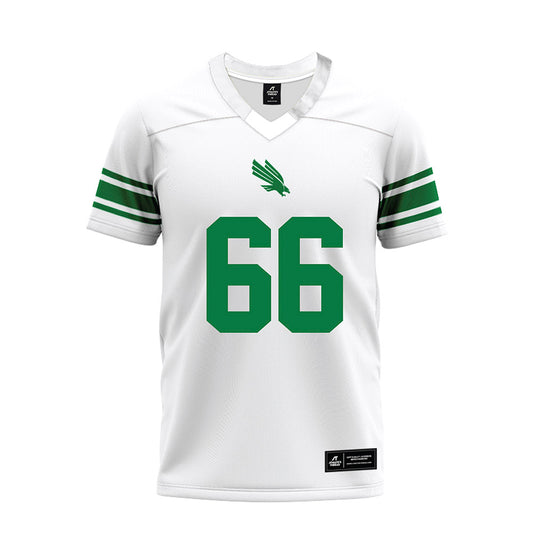 North Texas - NCAA Football : Willie Goodacre - White Premium Football Jersey-0