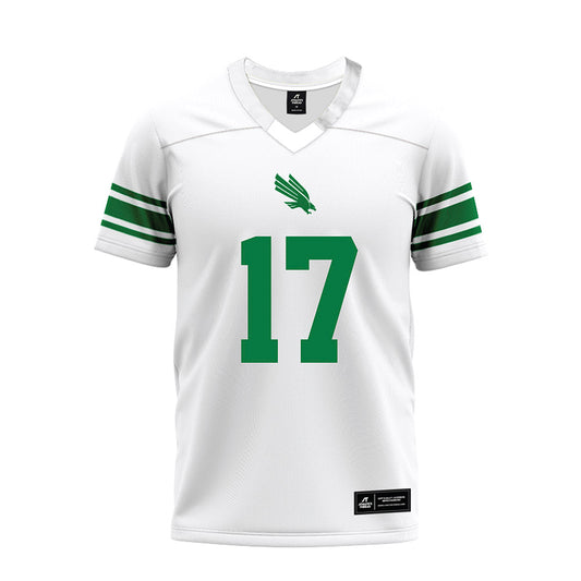 North Texas - NCAA Football : Taylor Starling - White Premium Football Jersey