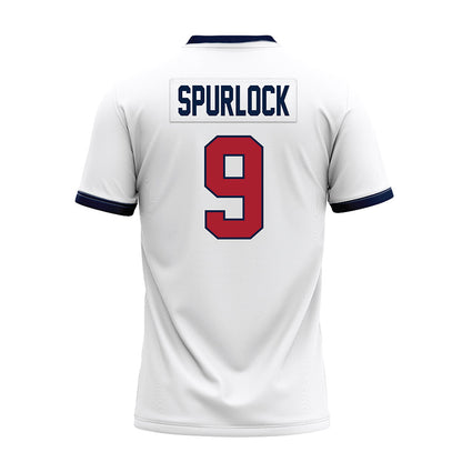 Liberty - NCAA Football : Deuce Spurlock - White Premium Football Jersey-1