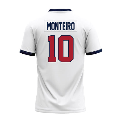 Liberty - NCAA Football : Jon Monteiro - White Premium Football Jersey-1