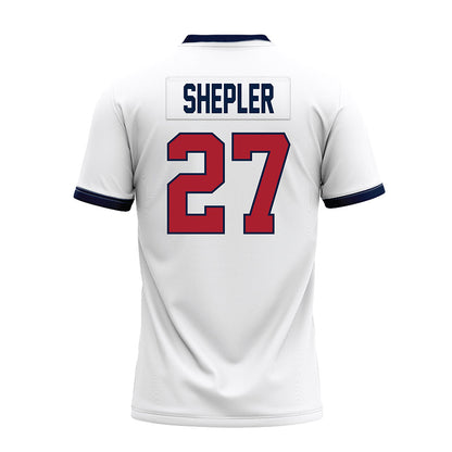 Liberty - NCAA Football : Clayton Shepler - White Premium Football Jersey-1