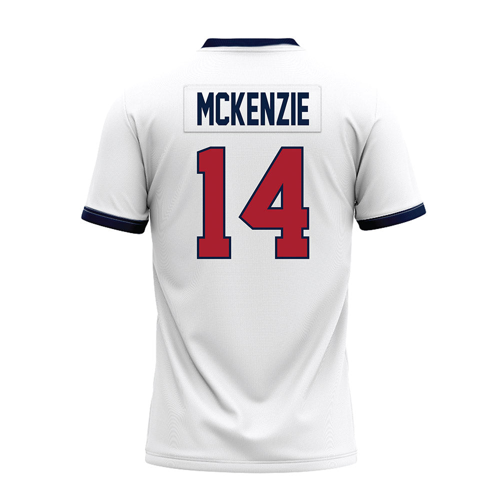 Liberty - NCAA Football : Elijah McKenzie - White Premium Football Jersey-1