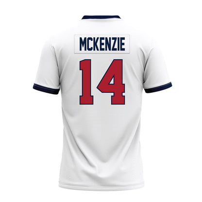 Liberty - NCAA Football : Elijah McKenzie - White Premium Football Jersey-1