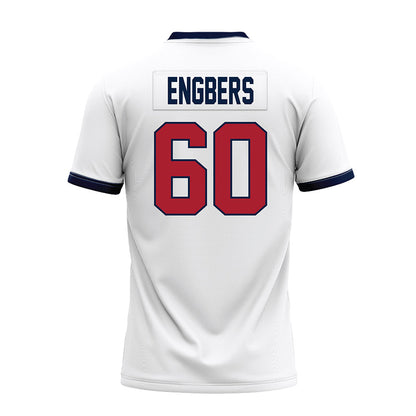 Liberty - NCAA Football : Joep Engbers - White Premium Football Jersey-1