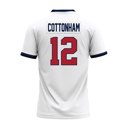Liberty - NCAA Football : Prince Cottonham - White Premium Football Jersey-1
