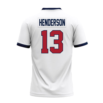 Liberty - NCAA Football : Jaylen Henderson - White Premium Football Jersey-1