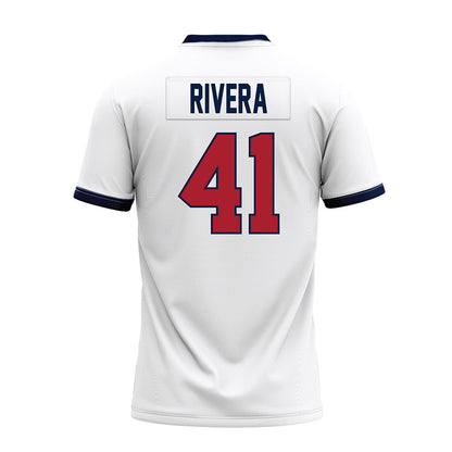 Liberty - NCAA Football : Greg Rivera - White Premium Football Jersey-1