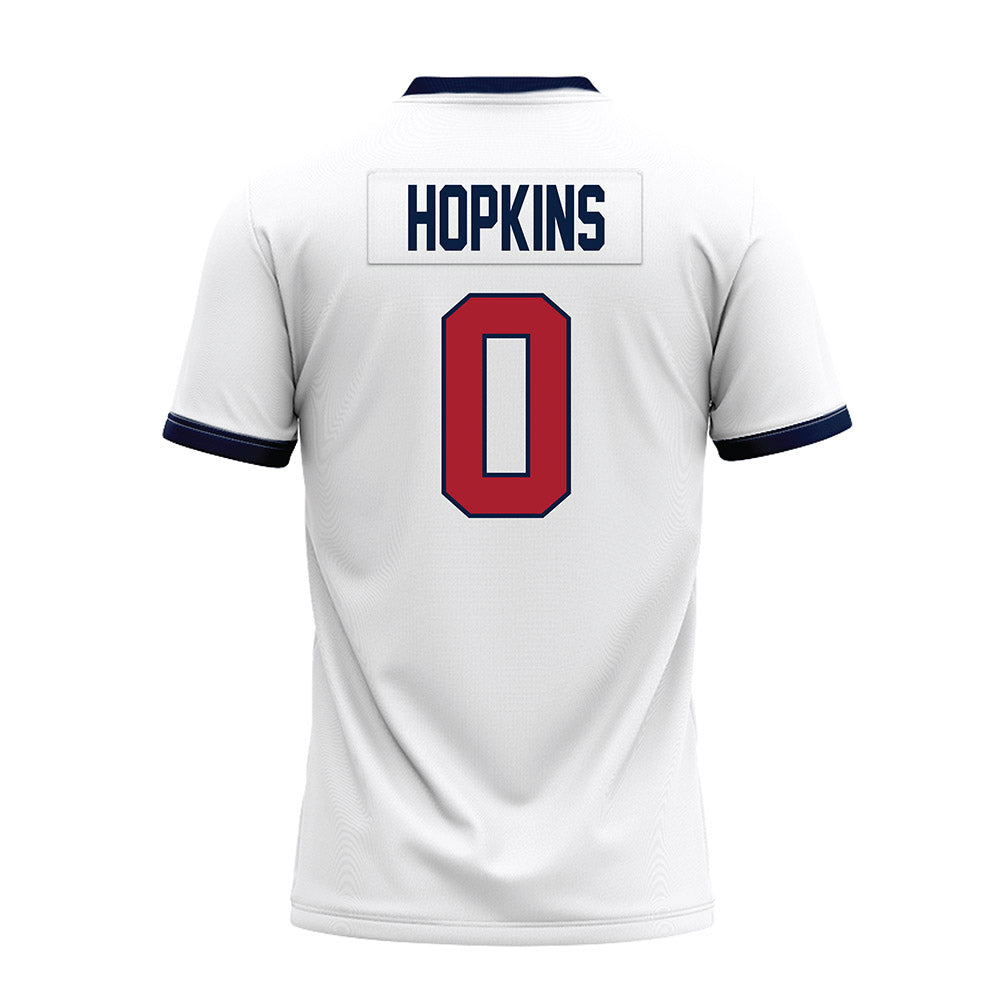 Liberty - NCAA Football : D-Icey Hopkins - White Premium Football Jersey-1