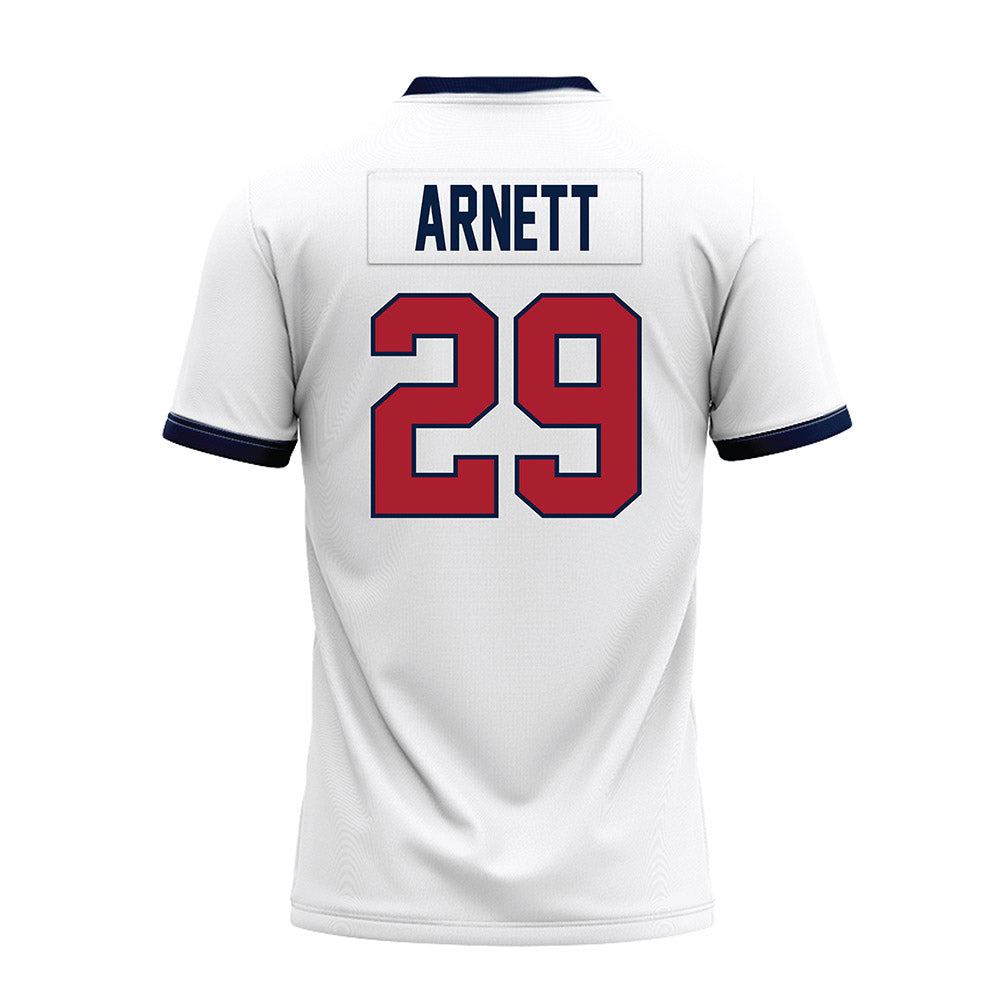 Liberty - NCAA Football : Tony Arnett - White Premium Football Jersey-1