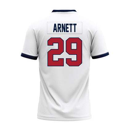 Liberty - NCAA Football : Tony Arnett - White Premium Football Jersey-1