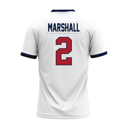 Liberty - NCAA Football : Jiquavious Marshall - White Premium Football Jersey-1