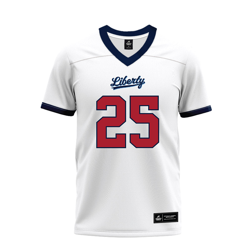 Liberty - NCAA Football : Jaleel Parker - White Premium Football Jersey-0