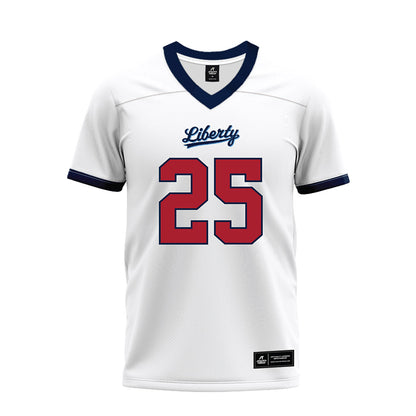 Liberty - NCAA Football : Jaleel Parker - White Premium Football Jersey-0