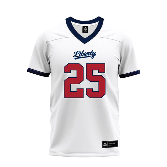 Liberty - NCAA Football : Jaleel Parker - White Premium Football Jersey-0