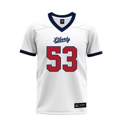 Liberty - NCAA Football : Alex Birchmeier - White Premium Football Jersey-0