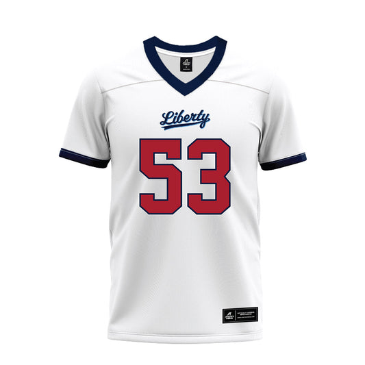 Liberty - NCAA Football : Alex Birchmeier - White Premium Football Jersey-0