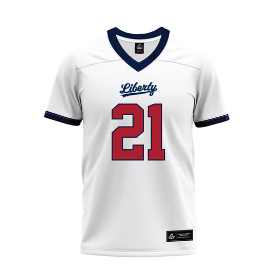 Liberty - NCAA Football : Ashton McShane - White Premium Football Jersey-0