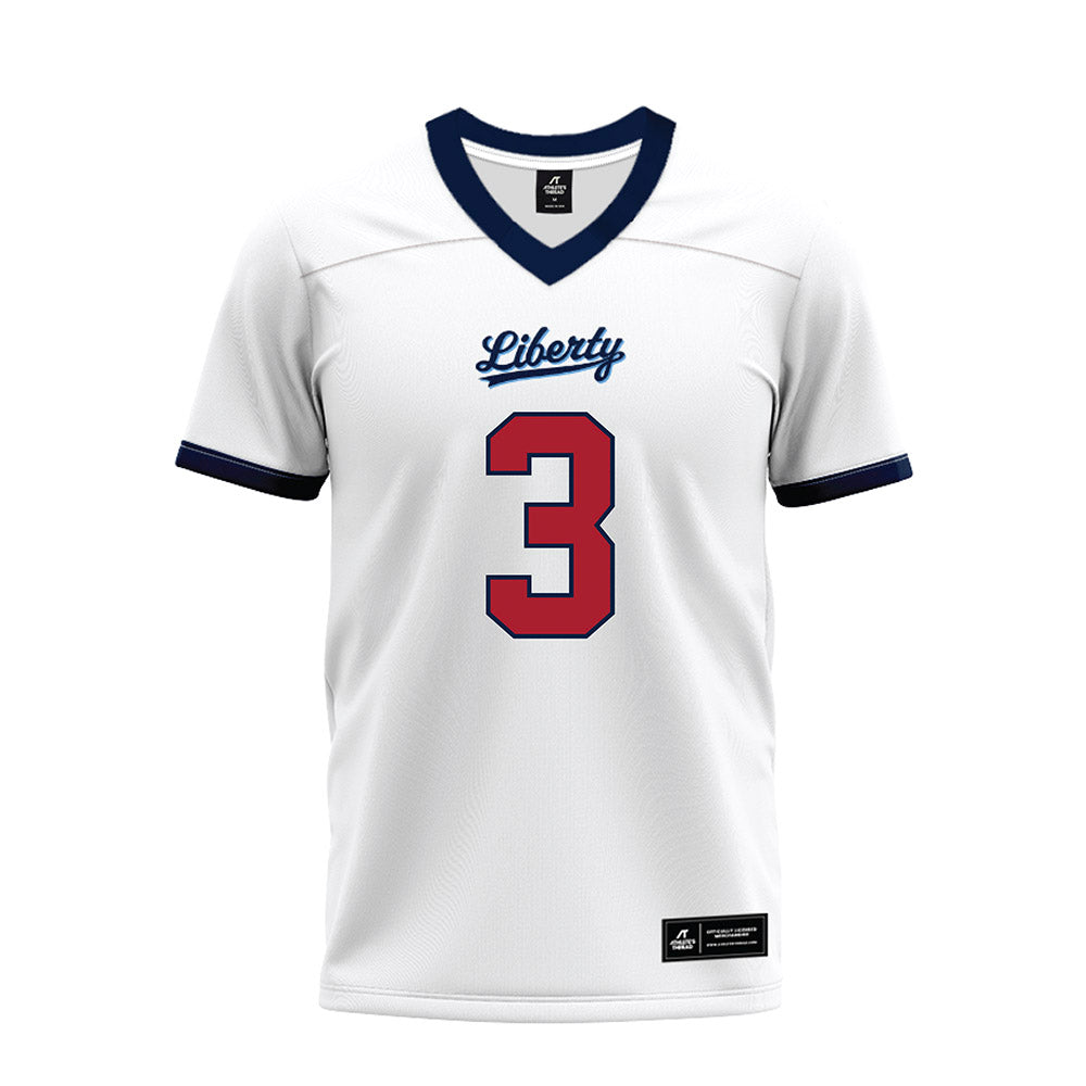 Liberty - NCAA Football : Ashton Whitner - White Premium Football Jersey-0