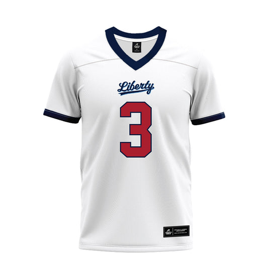 Liberty - NCAA Football : Ashton Whitner - White Premium Football Jersey-0
