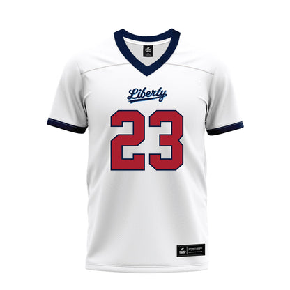 Liberty - NCAA Football : Cameron Wood - White Premium Football Jersey-0