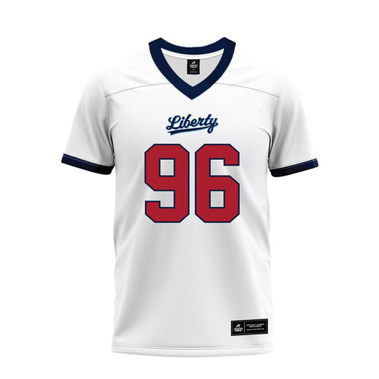 Liberty - NCAA Football : Gavin Askew - White Premium Football Jersey-0