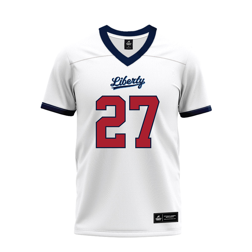 Liberty - NCAA Football : Clayton Shepler - White Premium Football Jersey-0
