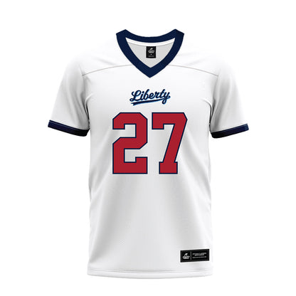 Liberty - NCAA Football : Clayton Shepler - White Premium Football Jersey-0