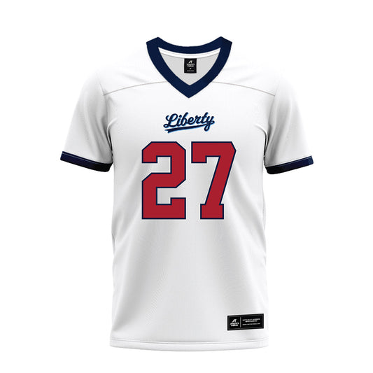 Liberty - NCAA Football : Clayton Shepler - White Premium Football Jersey-0