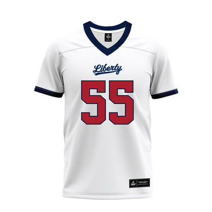 Liberty - NCAA Football : Henry Hicks - White Premium Football Jersey-0