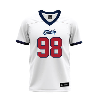 Liberty - NCAA Football : Austin Tremblay - White Premium Football Jersey-0