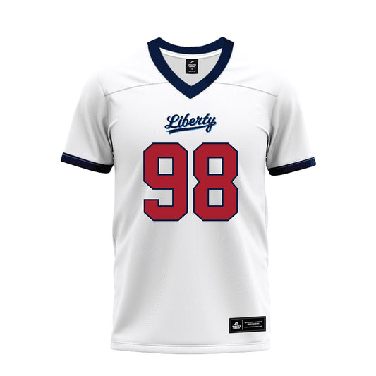 Liberty - NCAA Football : Austin Tremblay - White Premium Football Jersey-0